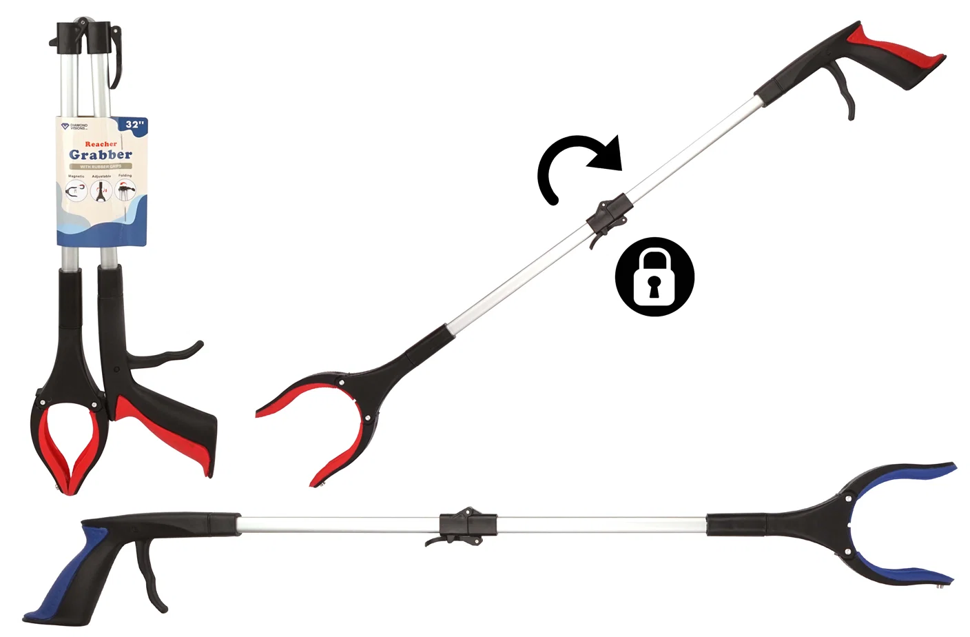 Sustainable DELUXE FOLDING GRABBER Traditional
