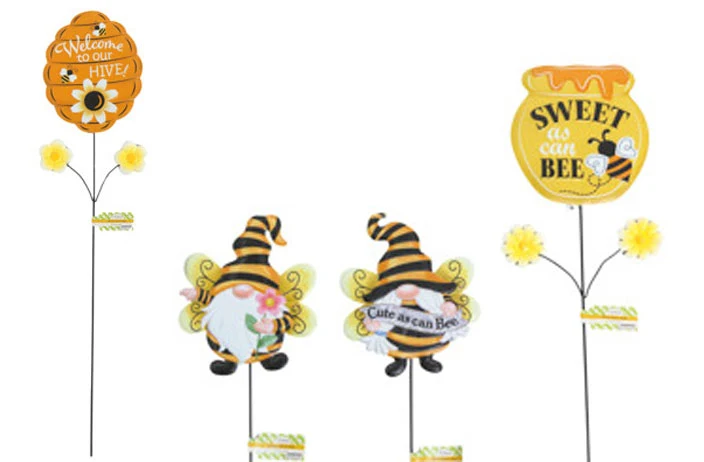 Top-Quality BEE GNOME GARDEN STAKE 24 quot Convenient