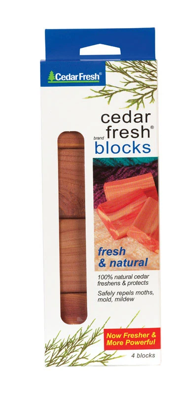 Crafted CEDAR BLOCK 4CT Comfortable