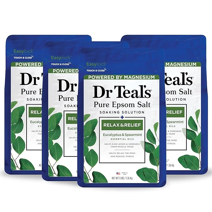 Top-Quality Dr Teal’s Pure Epsom Salt Relax Relief Convenient
