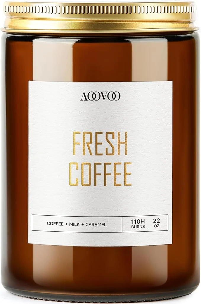 Exceptional AOOVOO Fresh Coffee Candle Excellent