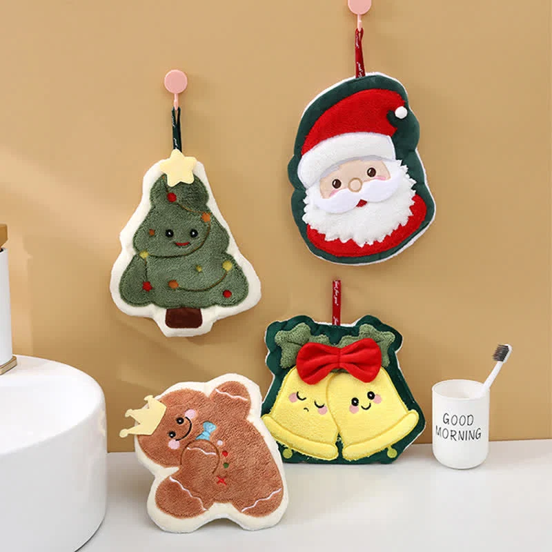 Selected Ownkoti Christmas Hanging Kitchen amp Bathroom Towels Exclusive