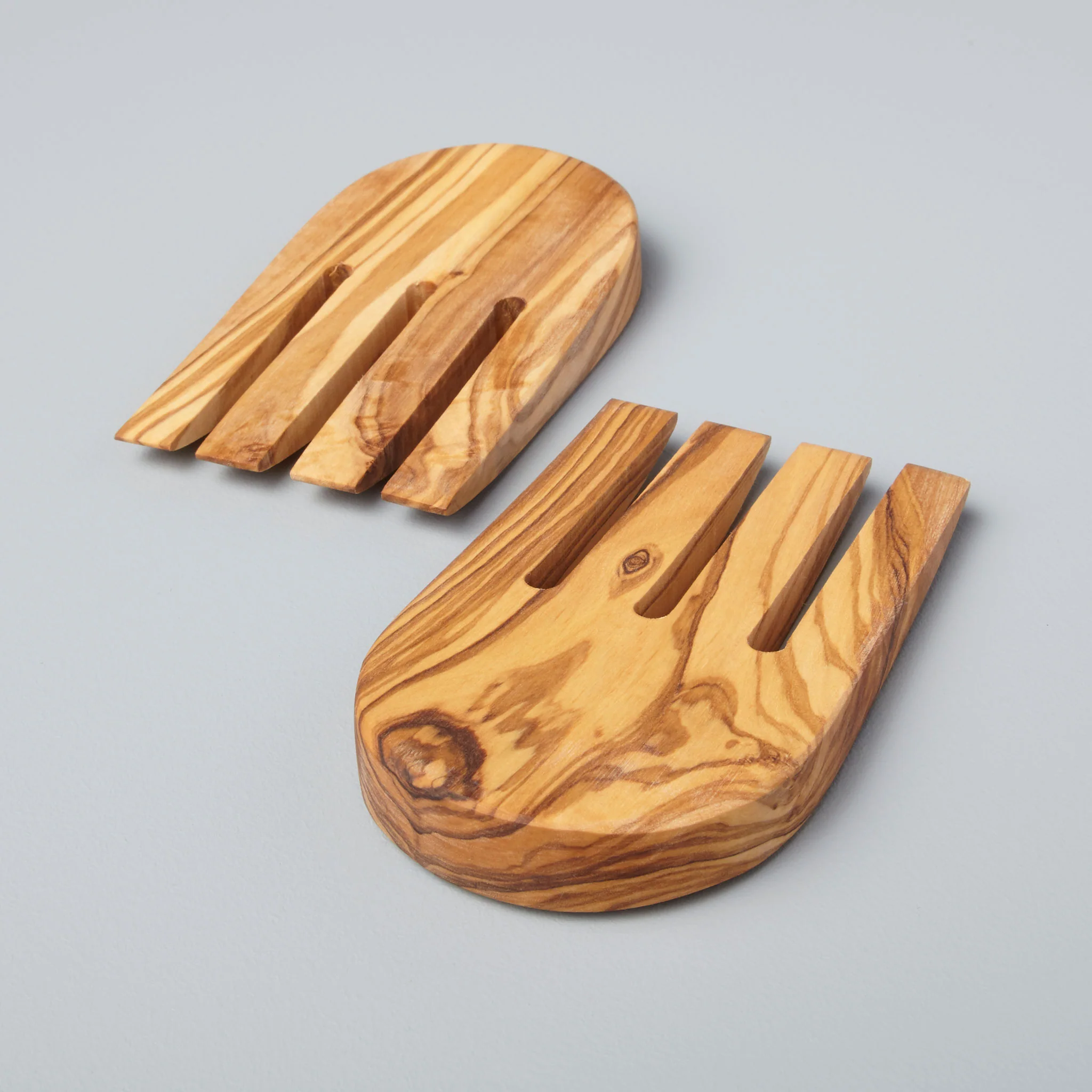 Breathable Olive Wood Salad Hands Efficient