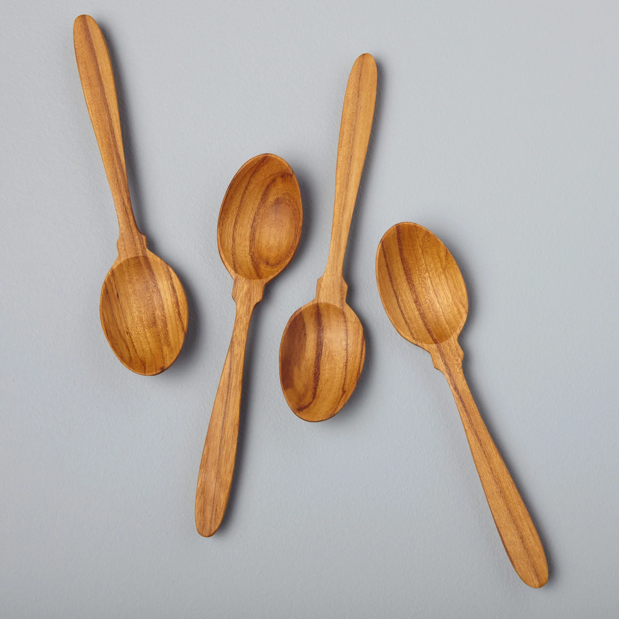 Convenient Teak Coffee Spoons Set of 4 Responsible