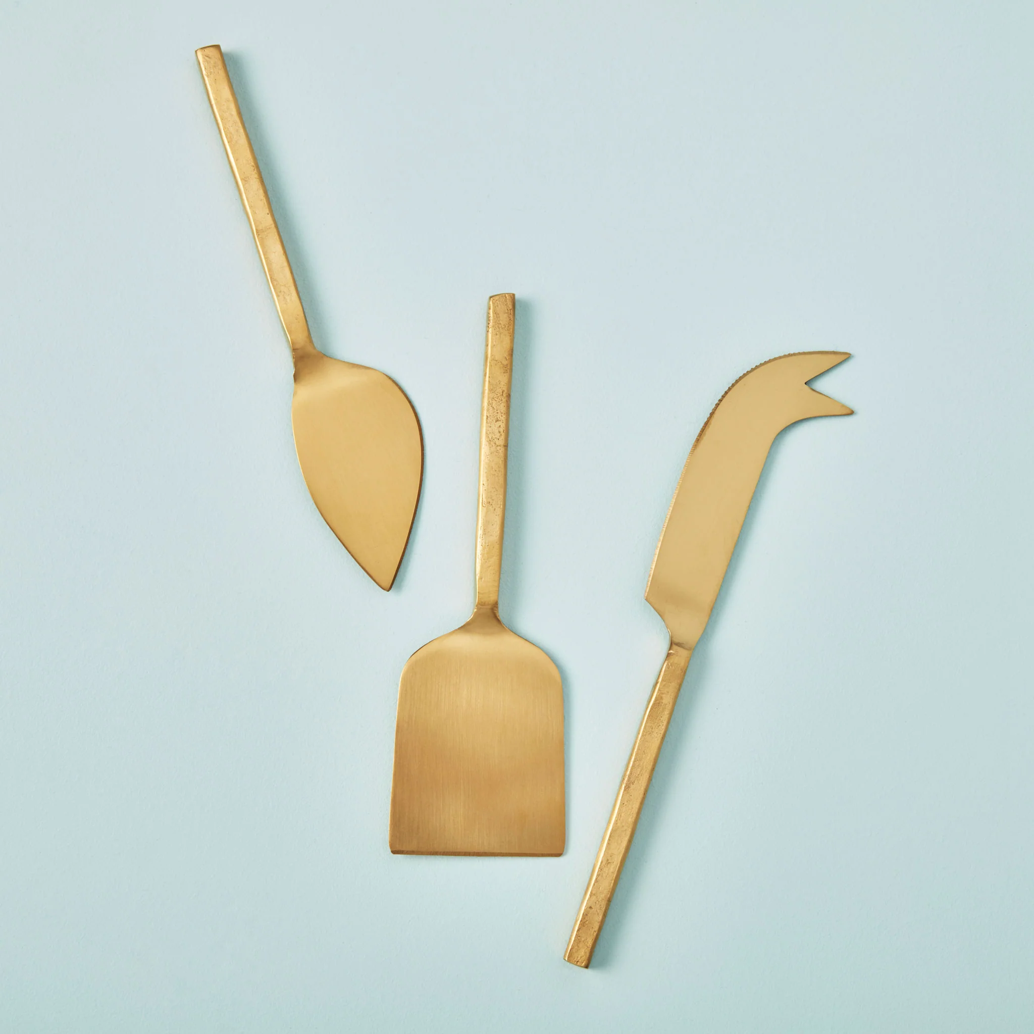 Smooth Azura Cheese Set Gold Relaxed