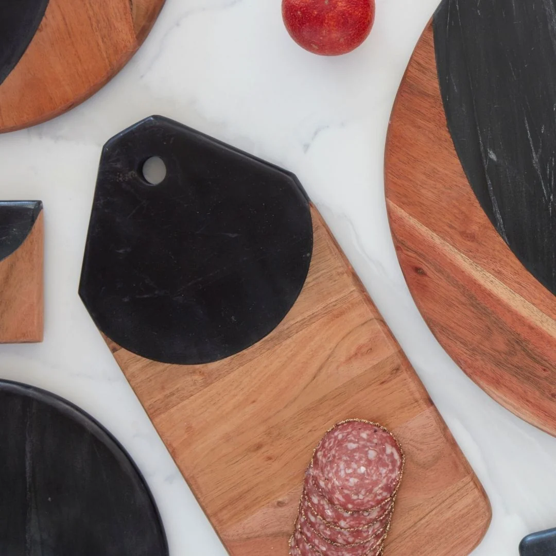 Classic Helena Black Marble Tab Board Large High-Performance