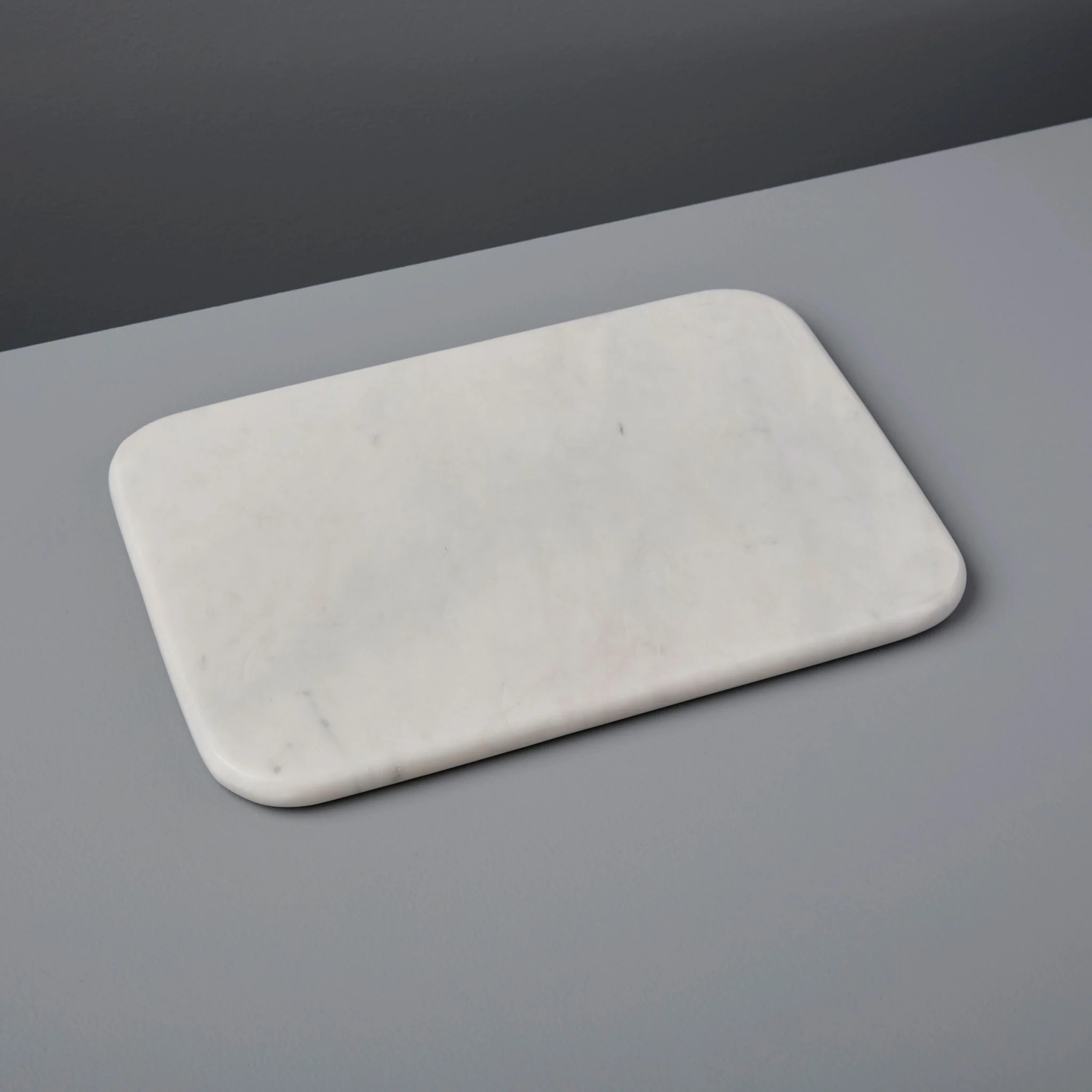 Detailed White Marble Small Pastry Slab Reusable