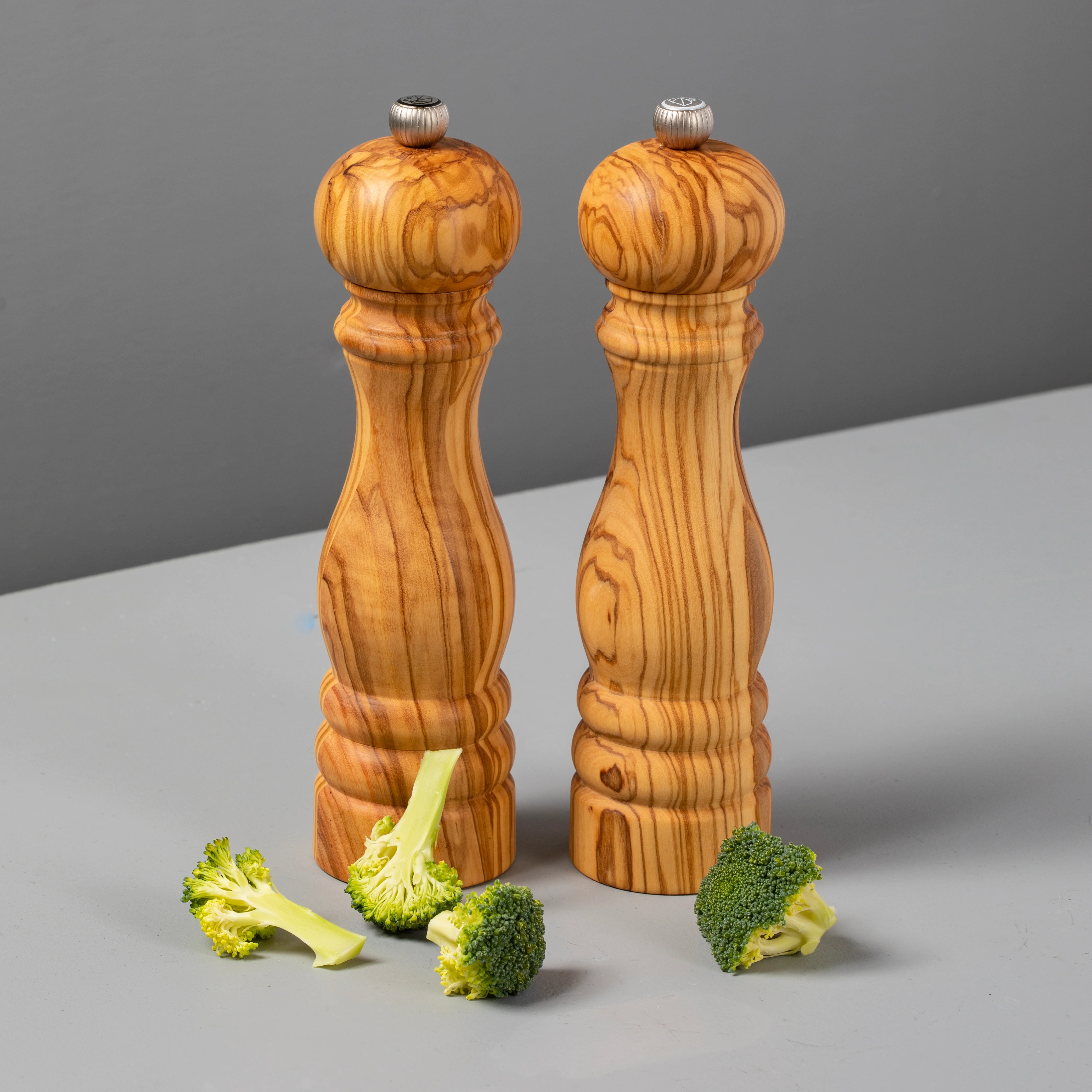 Contemporary Peugeot Olive Wood Salt Mill Outstanding