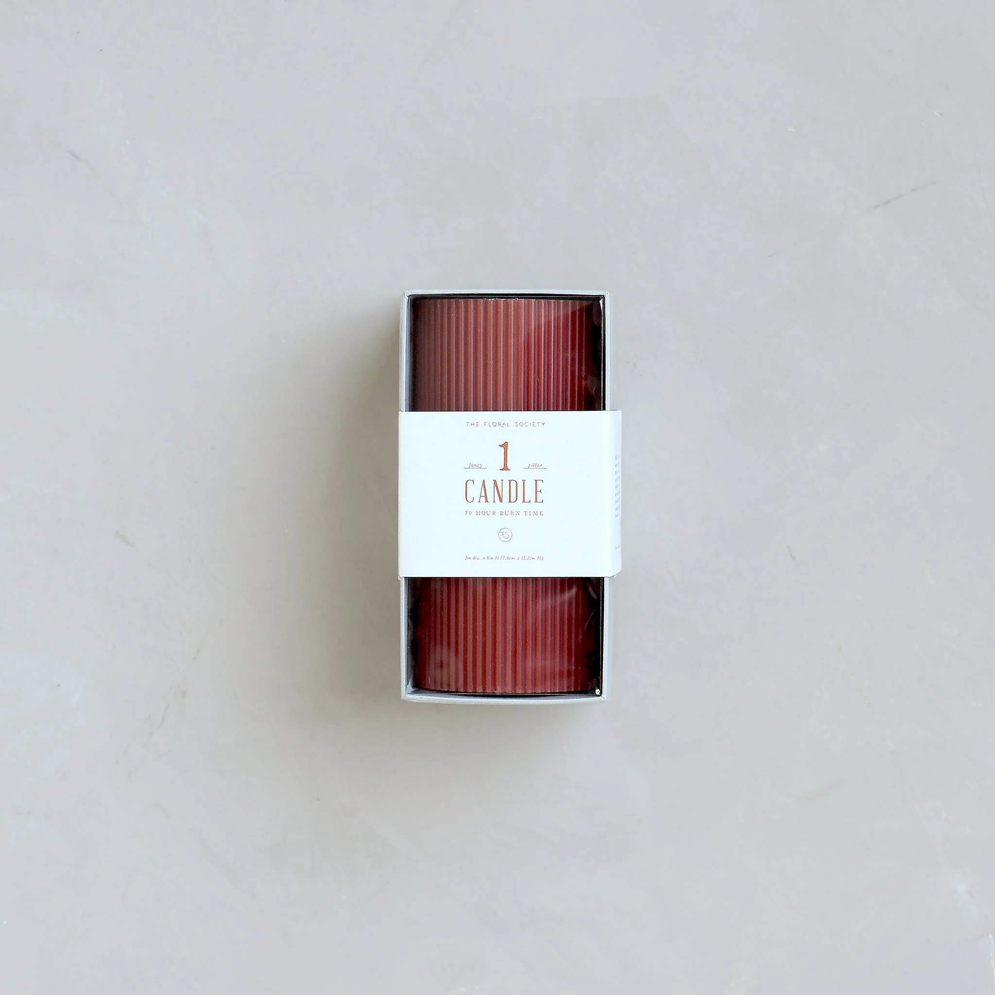 Verified Ribbed Pillar Candle Clay Consistent