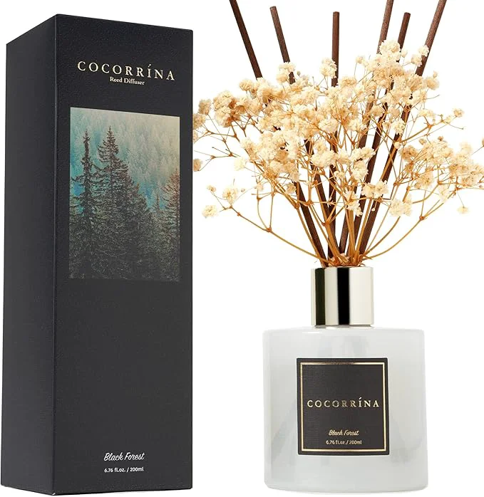 Carefully Designed Cocorrína Reed Diffuser Sets 6.7 fl oz. Black Forest Diffuser Fashionable