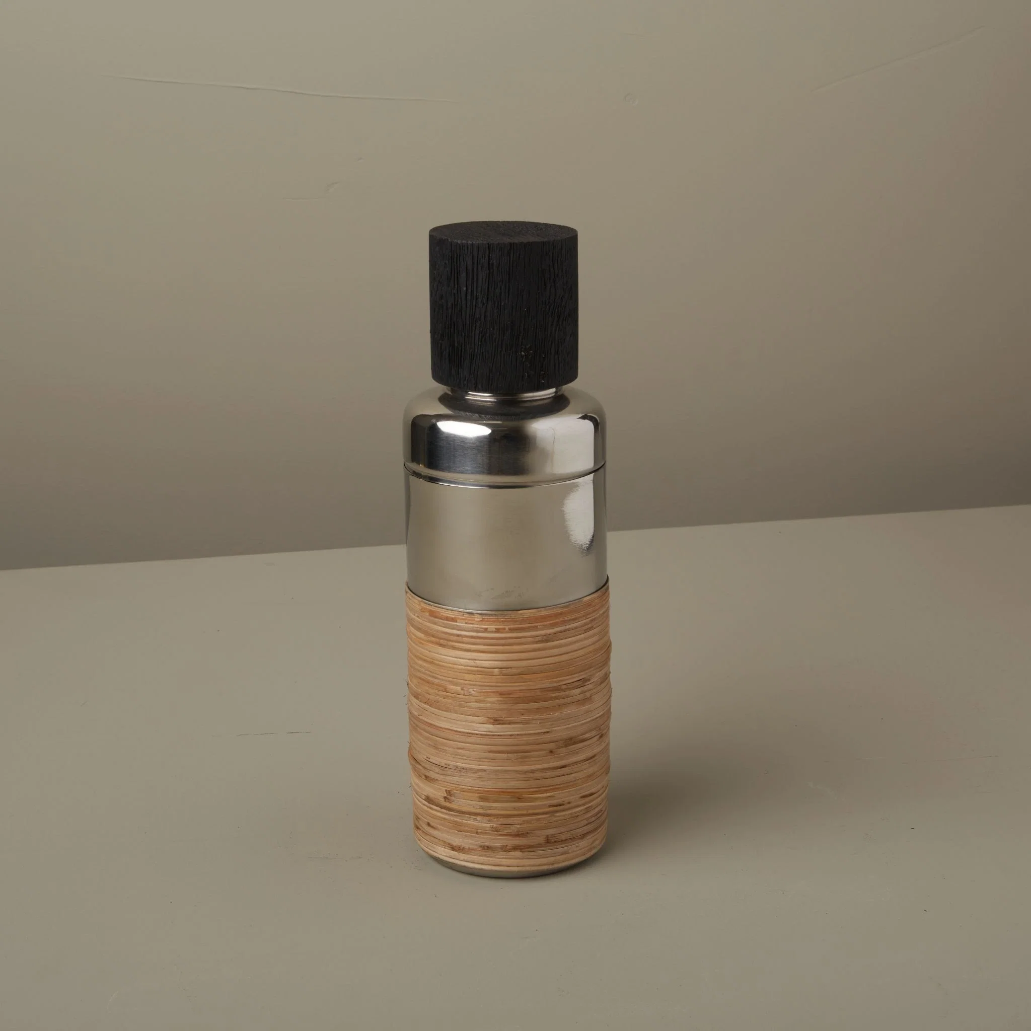 Sophisticated Arendal Rattan Cocktail Shaker Smooth