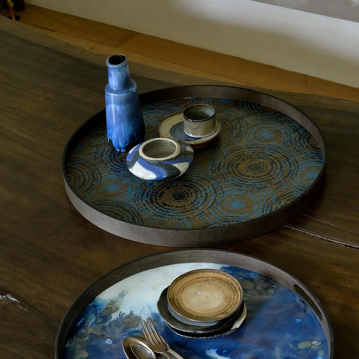 Expertly Made Round Beads Seaside Tray Large Professional