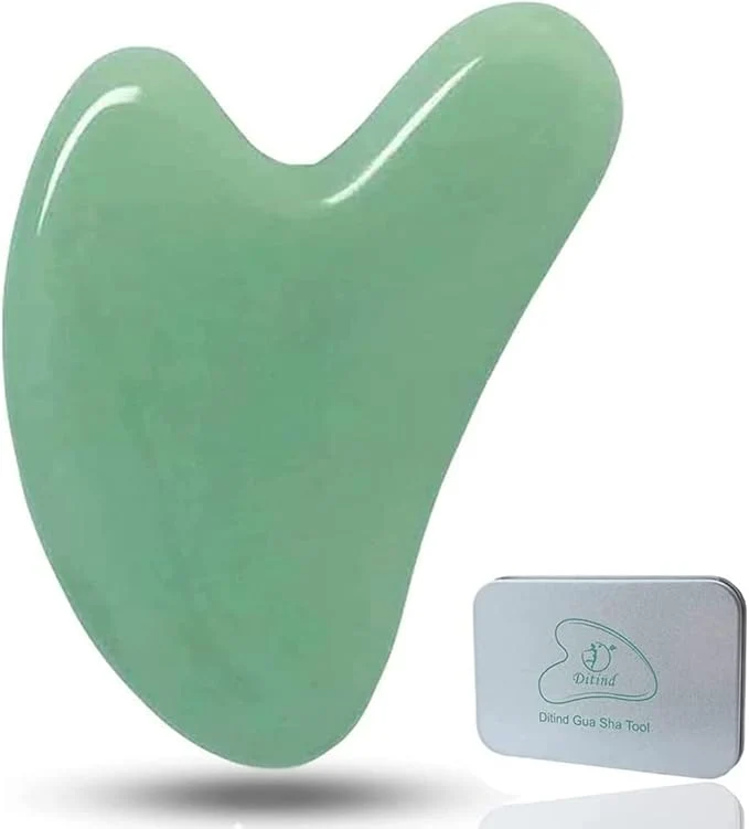 Traditional Ditind Gua Sha Jade Stone Gua Sha Massage Tool Guasha Tool Contemporary