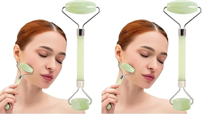 Exclusive Jade Roller for Face Reusable
