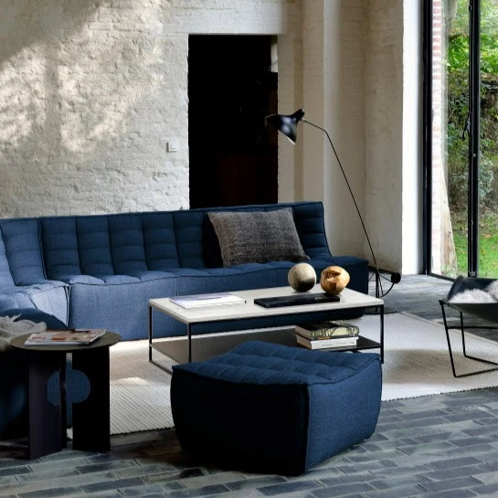 Casual N701 Footstool Blue Carefully Designed