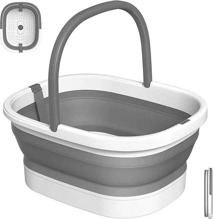 Contemporary Nekteck Foot Soaking Tub Collapsible Bucket Sustainable