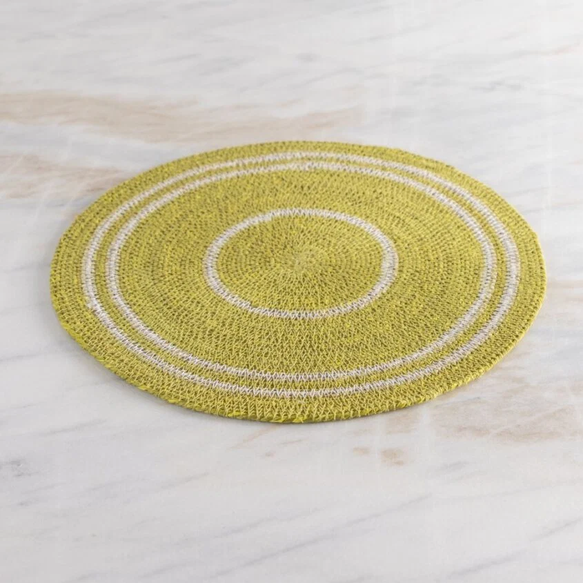 User-Friendly Hydra Placemat Chartreuse Lightweight