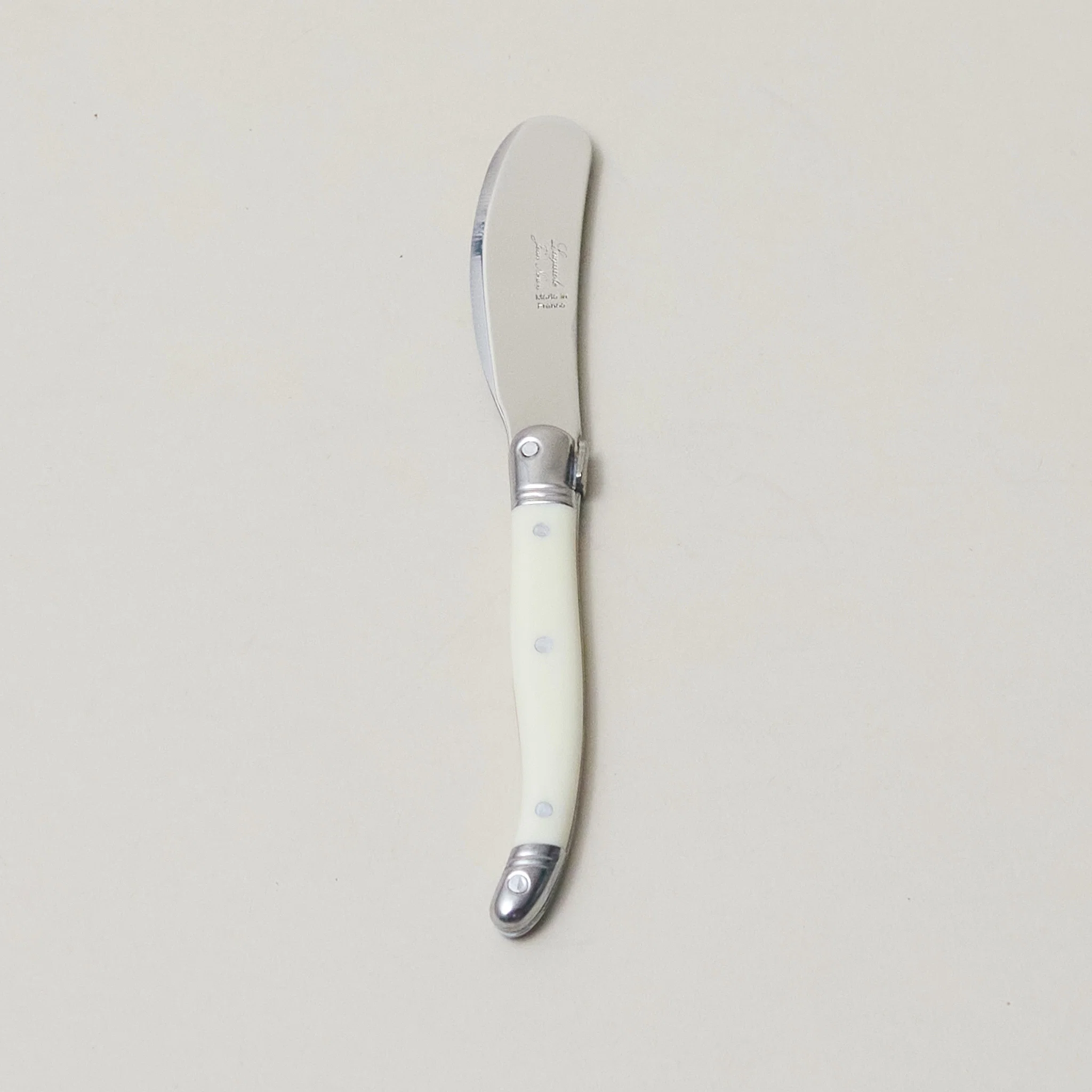 Dependable Set of 4 Laguiole Mini Spreader Ivory Outstanding