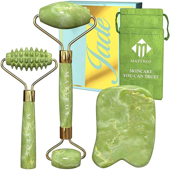 Official Jade Roller for Face and Gua Sha Set Specialty