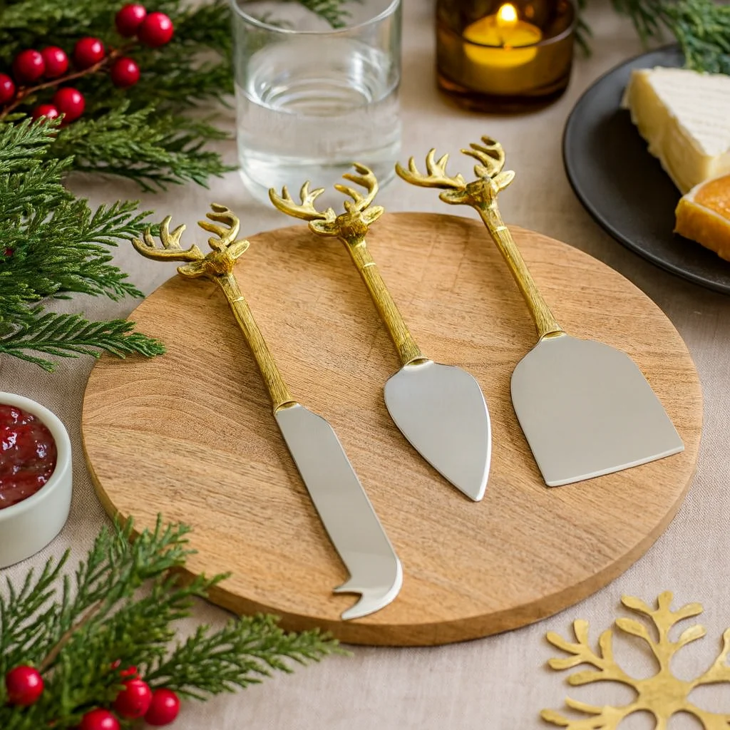 Recyclable Stag Cheese Set Smart