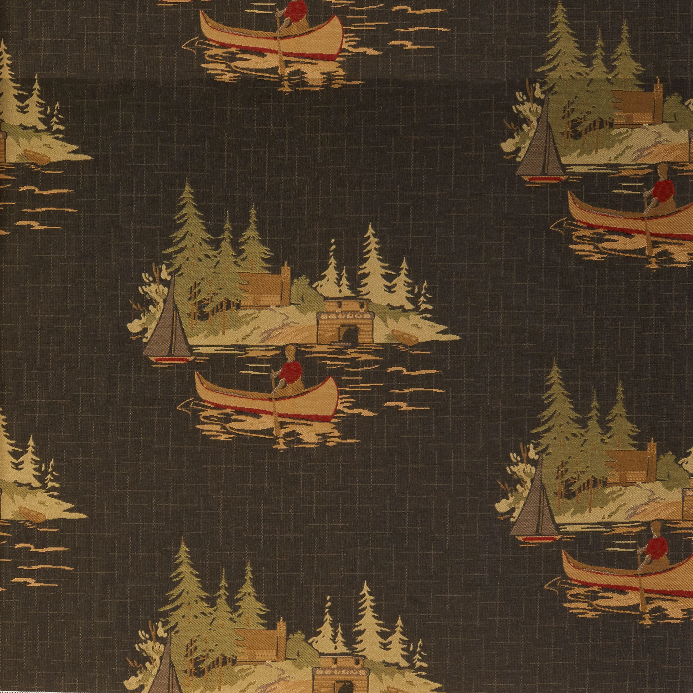 Fashionable Raquette Lake-02 Fabric by the Yard Grade 50 User-Friendly