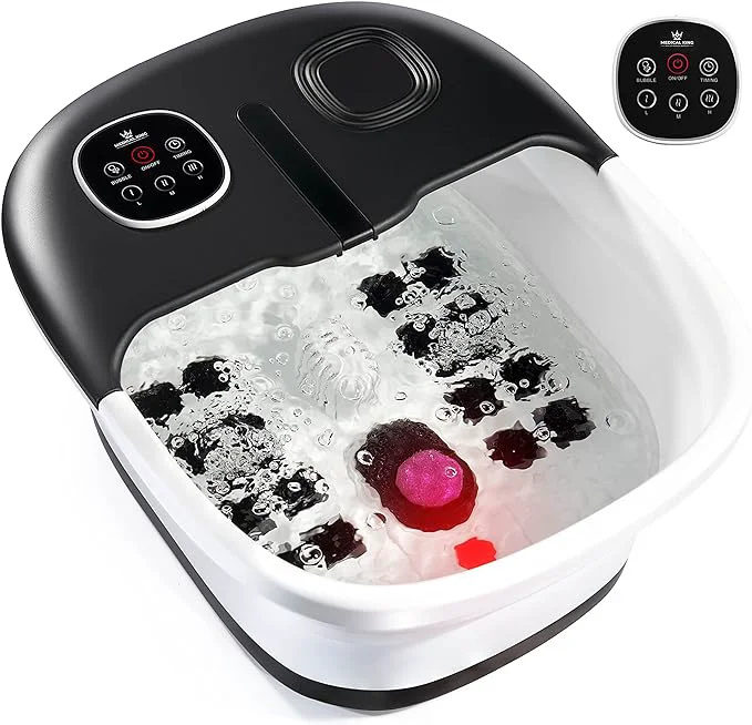 Relaxed Medical king Foot Spa with Heat and Massage and Jets Includes A Remote Control Genuine