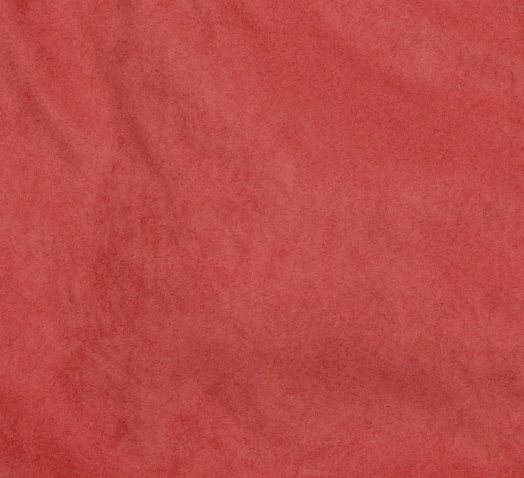 Safe Red Suede Fabric by the Yard Grade 10 Refined