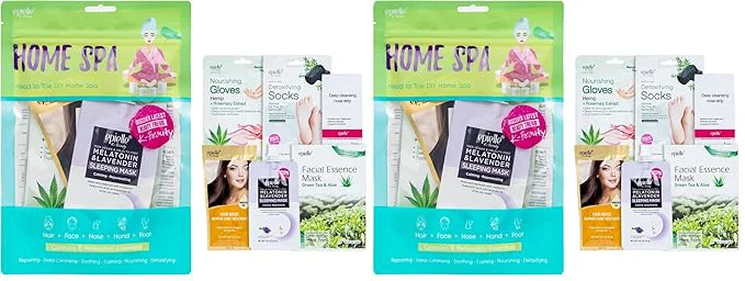 Long-Lasting Epielle Home Spa Kit 6 Relaxation Essentials Nourishing Detoxifying Excellent