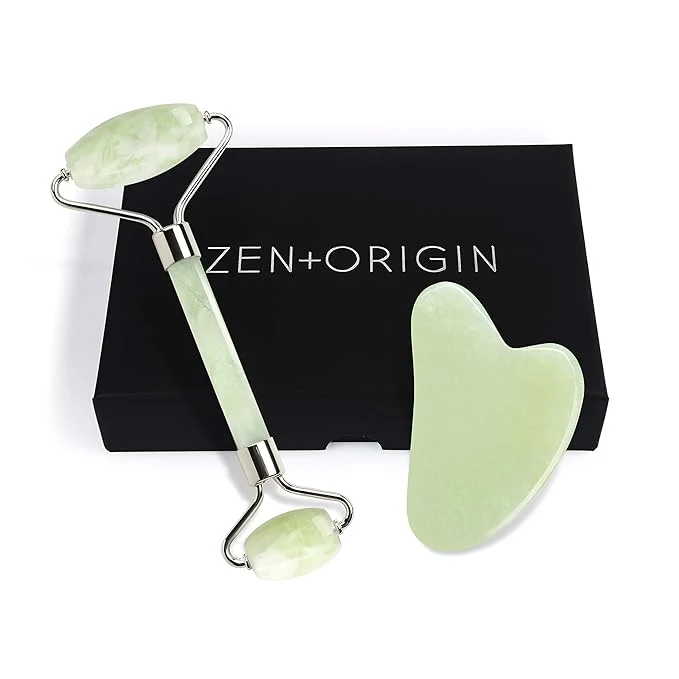 Minimalist Jade Roller and Gua Sha Set Refined