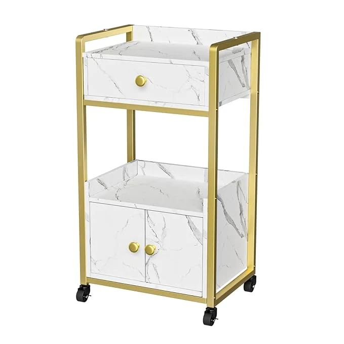 Recyclable OmySalon Salon Trolley Cart Esthetician Cart Crafted