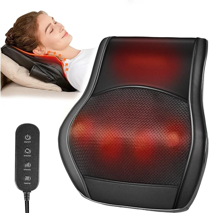 Natural Brelley Neck and Back Massager for Pain Relief Deep Tissue Exclusive