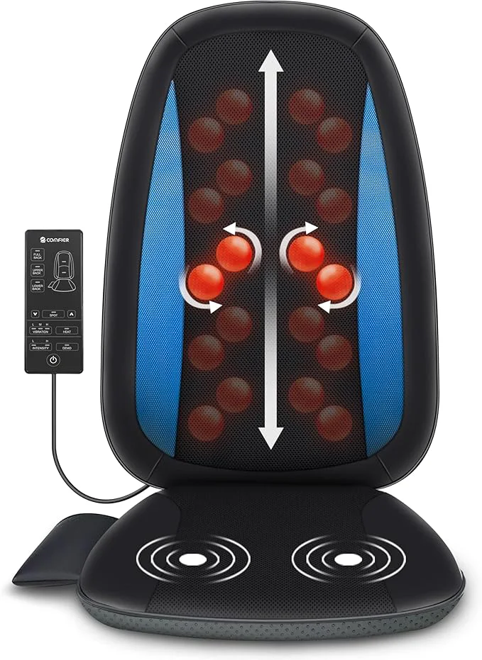 Lightweight COMFIER Shiatsu Back Massager Comfortable