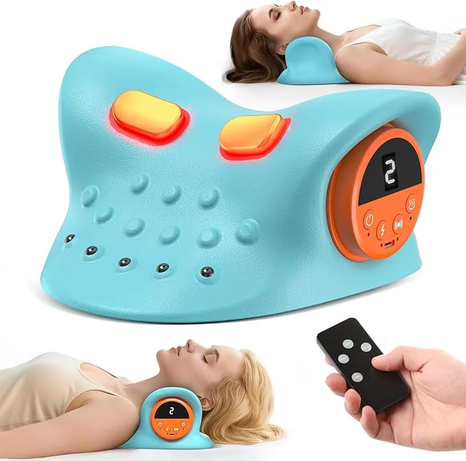 Selected 2026 Neck Massager 4-in-1 with Deep Tissue 3D Kneading Soothing Heat Soft