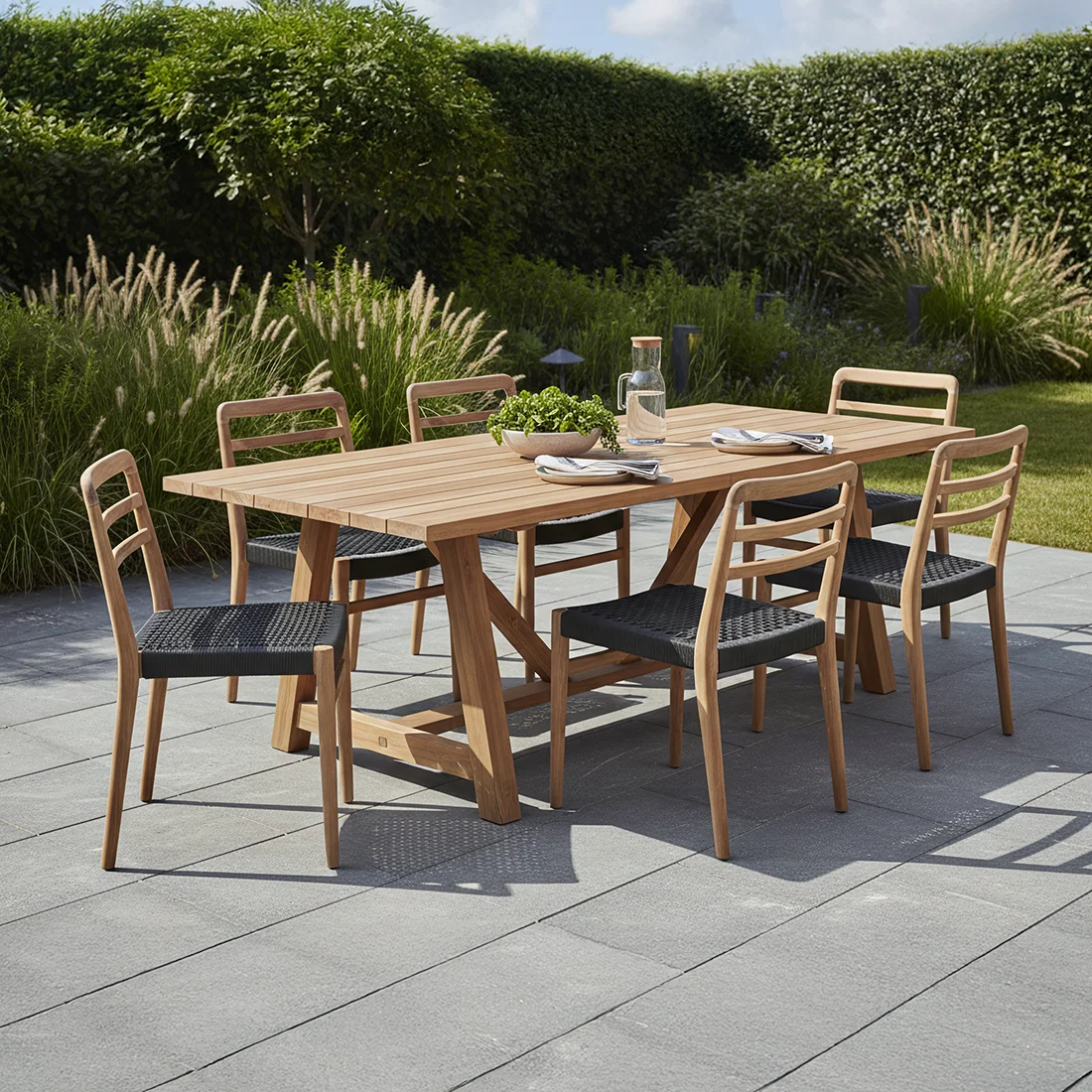 Pure Soleado teakhouten tuintafel Premium Material