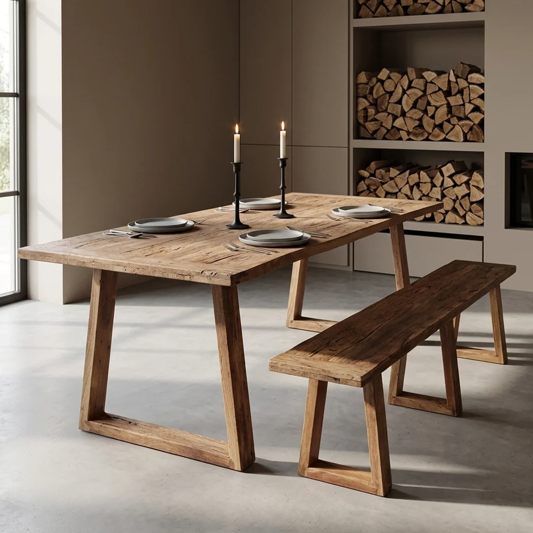 Clean Farmwood eettafel Next-Generation