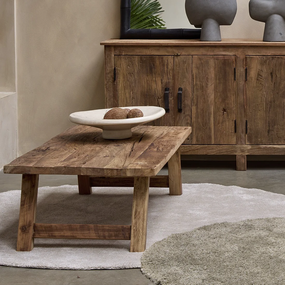Breathable Farmwood salontafel rechthoekig Green