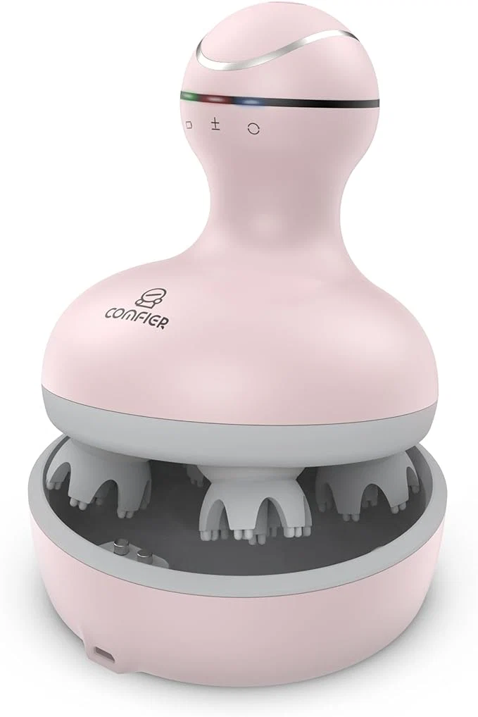 Trendy COMFIER Scalp Massager for Hair Growth Waterproof Full Body Kneading Breathable