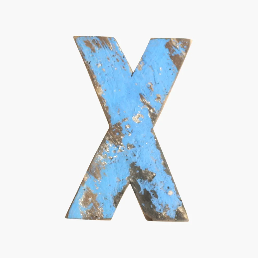 Durable Houten letter X Versatile