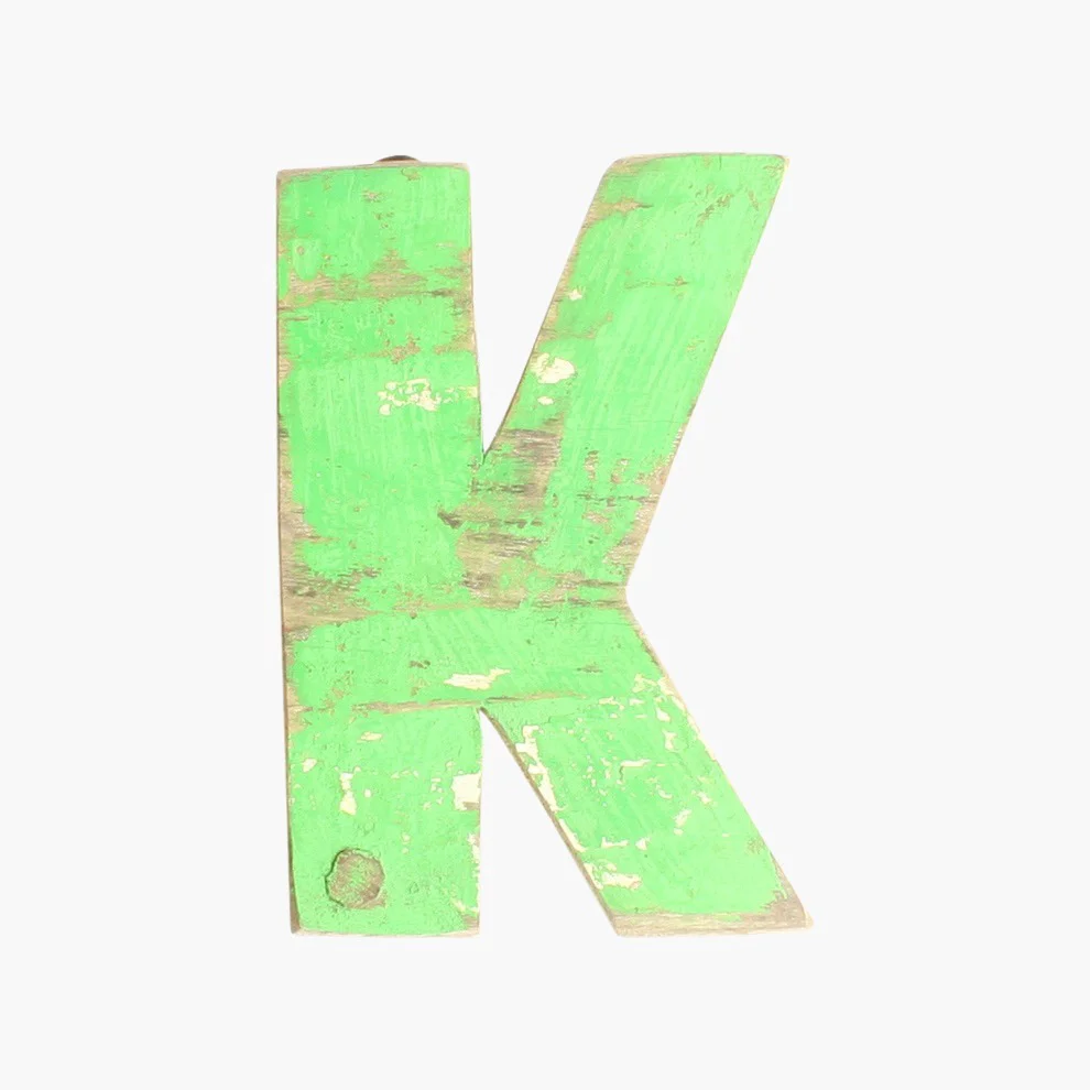 Smooth Boatwood letter K Next-Generation