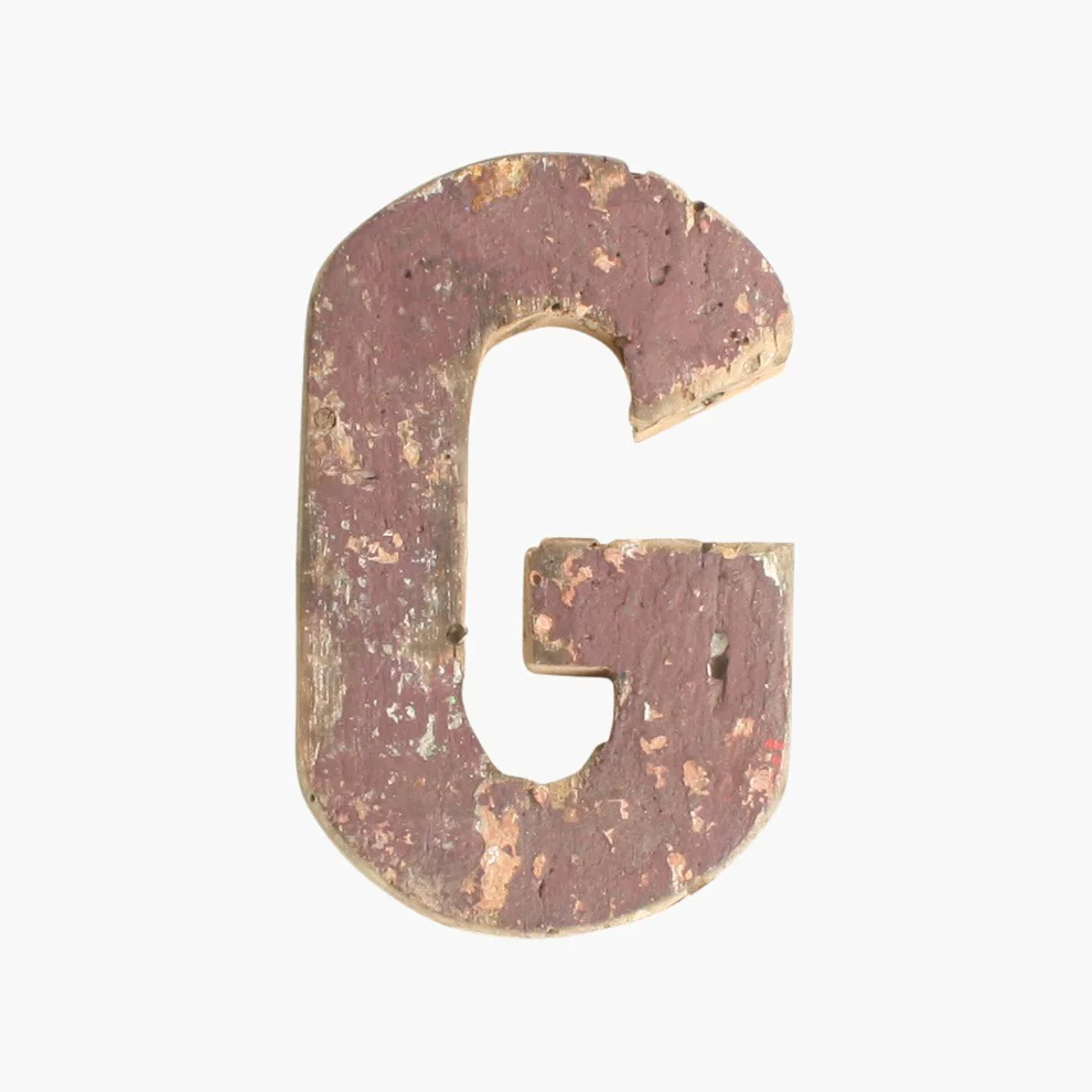 Superior Houten letter G Detailed