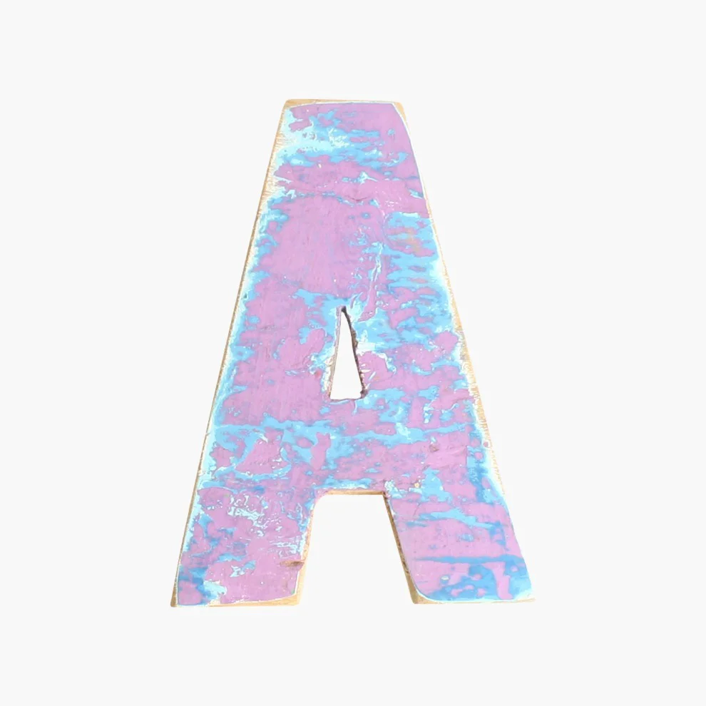 Contemporary Boatwood letter A Expertly Made