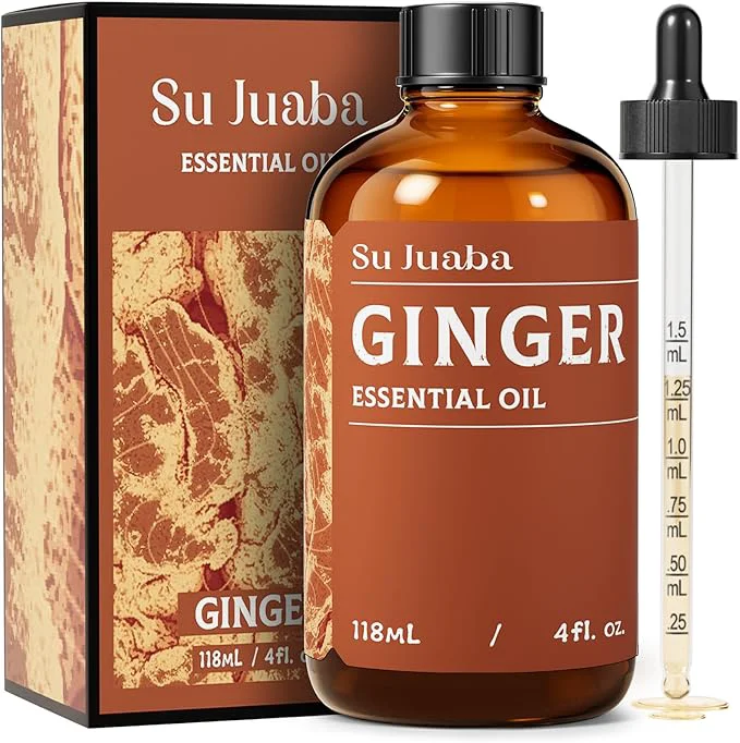 Sustainable SU JUABA Ginger Oil 4 Fl Oz Pure Natural Prestigious