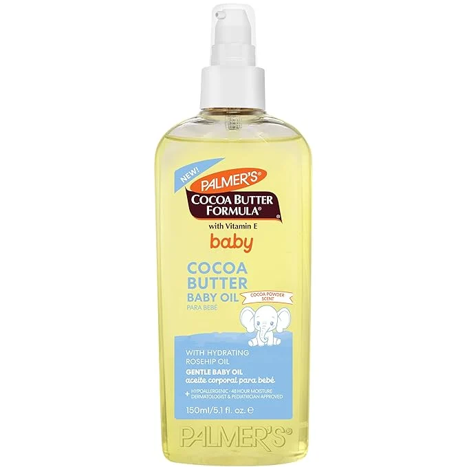 Certified Palmer’s Cocoa Butter Formula Gentle Baby Oil 5.1 fl oz Nourishing Dependable