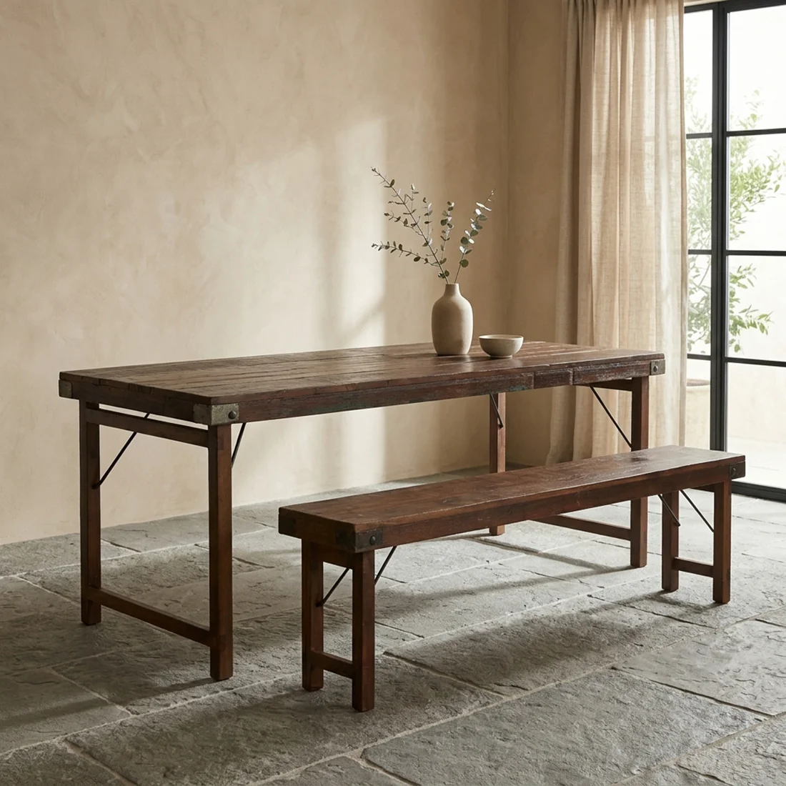 Next-Generation Eettafel bruin XL opklapbaar Comfortable
