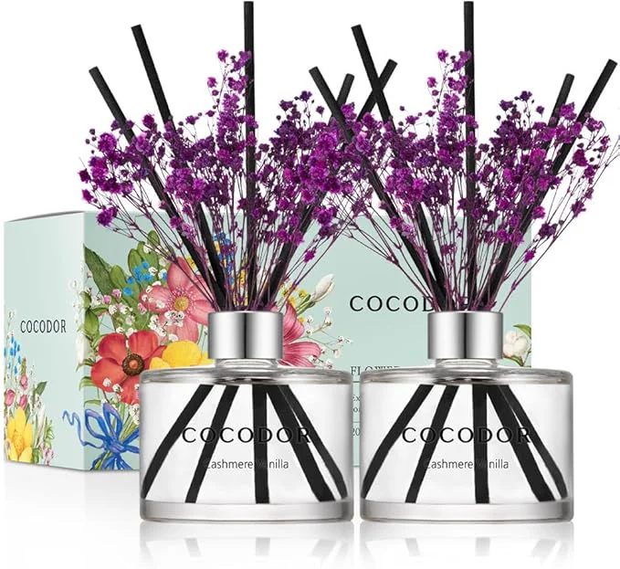 Comfortable COCODOR Preserved Flower Reed Diffuser Cashmere Vanilla 6.7oz 2 Consistent