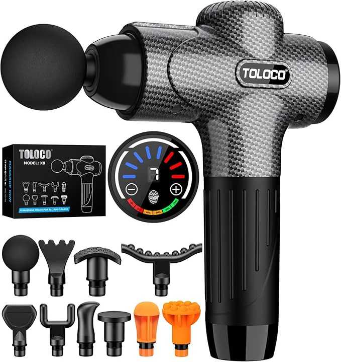 Expertly Made TOLOCO Massage Gun Back Massager 10 Head Comfortable