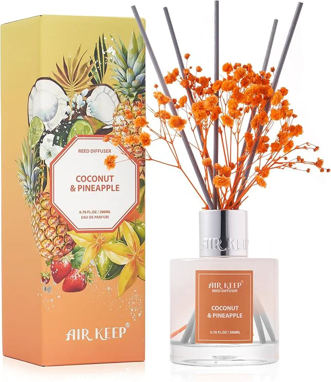 Enhanced Airkeep Reed Diffuser Set 6.76 fl oz Sophisticated