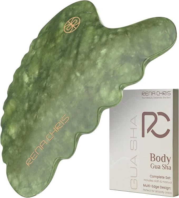 Dependable Rena Chris Body Gua Sha Tools Natural Xiuyan Jade Guasha Tool Manual Massage Fine