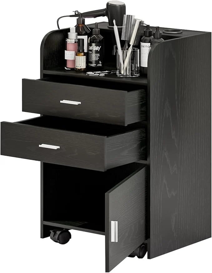 Dependable 4ever2buy Salon Station for Hair Stylist Salon Trolley Cart Reusable