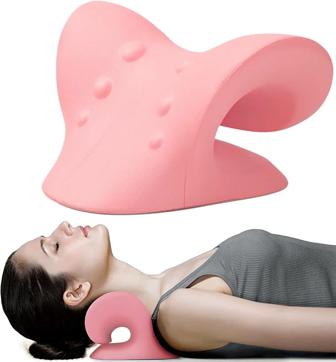Reusable RESTCLOUD Neck and Shoulder Relaxer Cervical Traction Device Exclusive